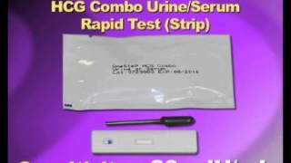 HCG Combo Urine Serum Rapid Test Strip [upl. by Etnud]