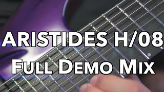 Aristides H08 Full Demo Mix  8 String Headless Guitar [upl. by Simonette277]