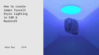 James Turrell  Hotline Bling lighting effect in C4D amp Redshift [upl. by Mona240]