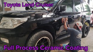 FROM IMUS CAVITE HOME SERVICE TOYOTA LAND CRUISER CERAMIC COATING [upl. by Ellerad]