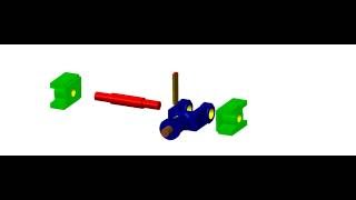 Steam engine crosshead Assembly in Creo Parametric 10 steamengines assembly creotutorial [upl. by Cooke503]