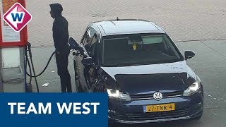 Auto met gestolen kentekenplaten vol getankt zonder te betalen  Team West [upl. by Yrrehc287]