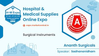 Ananth Surgicals  Surgical Instruments Instruments in Salem  in Tamil and Kannada by Sadhananidham [upl. by Rudyard]