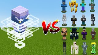 Breeze vs All Mobs  Minecraft Mob Battle  Breeze vs Blaze vs Bogged vs Iron Golem vs Warden [upl. by Anihtyc]