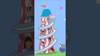 Daddy Pig Goes on the Helter Skelter PeppaPig Shorts [upl. by Pratte]