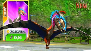 NEW CRYOLOBOURGIANIA X3 MAXED  JURASSIC WORLD THE GAME [upl. by Jethro]