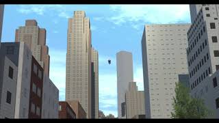 Supergirl flying through city HD 720p [upl. by Felder323]