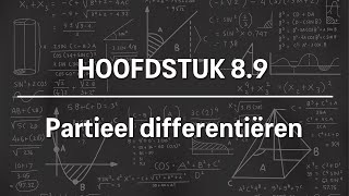 Differentiëren  Partieel differentiëren [upl. by Enorej]