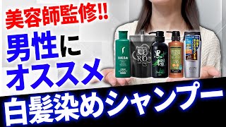 【男性用】メンズにおすすめの白髪染めシャンプーランキング！染まりやすい市販商品を5つ厳選 [upl. by Winstonn]