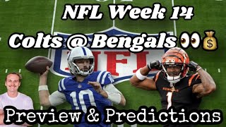 Colts vs Bengals Preview and Predictions [upl. by Mccarty]