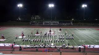 Milton High School Marching Band Exhibition Show at The White Columns Invitational 2024 [upl. by Nohj]