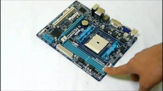 Gigabyte GAA55MDS2 Motherboard Overview [upl. by Levitan]