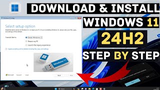 Windows 11 24H2 New Update 2024 Download And Install step by step  Stop Using Fake Version [upl. by Joline616]