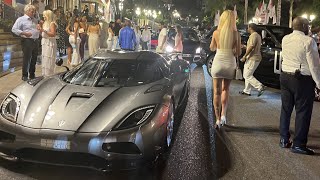 Luxury Lifestyle of Billionaires Monaco  Nightlife Summer 2023  Supercars luxury billionaire [upl. by Addison]