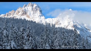 DOLOMITI SEPOLTE DALLA NEVEDOLOMITES BURIED IN SNOW [upl. by Abbot53]