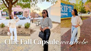 Chic Capsule Wardrobe How To Look Put Together This Fall  Natalie Stringfield [upl. by Pentheam]