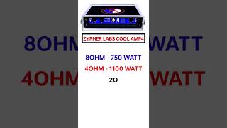 ZYPHER LABS COOL AMP 4 Dj Tech amplifier speaker djsound zypher [upl. by Marozas]