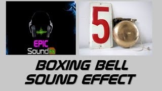 BOXING BELL sound effect  ding ding round EPICsoundFX [upl. by Novert950]