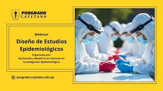 Webinar Diseño de Estudios Epidemiológicos [upl. by Goran495]