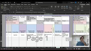 Process FMEA Excel Tutorial [upl. by Felicdad]