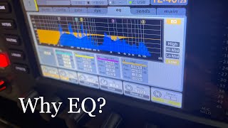 Why EQ  Live Vocal Example With The Behringer X32 Rack [upl. by Ahcmis]