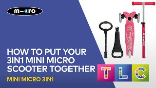 How to put your 3in1 Micro scooter together [upl. by Notrab105]