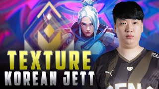 TEXTURE  KOREAN JETT  VALORANT MONTAGE HIGHLIGHTS [upl. by Lesak187]