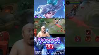 PASCOL vs Gerrard Wijaya🤣 mobilelegends [upl. by Ronen899]