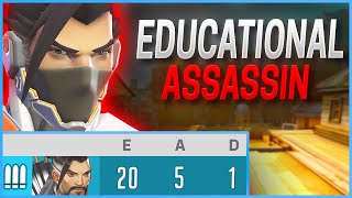 Assassin Hanzo guide  Top 500 Educational Commentary [upl. by Danczyk]