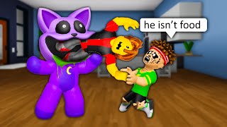 POPPY PLAYTIME CHAPTER 3 CATNAP ATTACK 😱 ROBLOX Brookhaven 🏡RP  FUNNY MOMENTS [upl. by Gilliam]