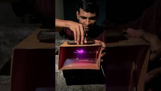 Making 3D Holograam Box 3d experiment shorts [upl. by Ulane]