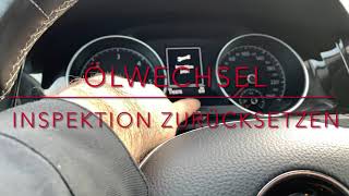 VW Golf 7 Bj 20122017 Ölwechsel Und Inspektion Zurücksetzen [upl. by Romalda]