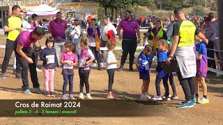 Cros pollets 345 femení i masculí Raimat 2024 🧷 [upl. by Ammamaria520]