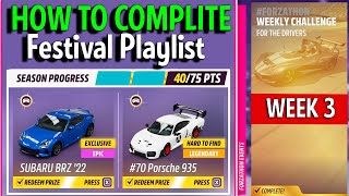 How to Complete Festival Playlist Series 28  Winter Wonderland in Forza Horizon 5 Winter Season 3 [upl. by Centeno]