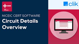 Circuit Details Overview  NICEIC Cert Software [upl. by Akinot905]