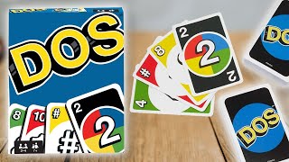 DOS  Spielregeln TV Spielanleitung Deutsch  MATTEL GAMING UNO Original KARTENSPIEL [upl. by Zobkiw]