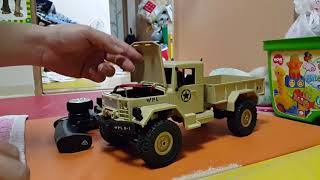 RC Military truck 116 WPL B1 Up grade [upl. by Iahcedrom]