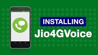 Jio4GVoice  How to Download and Install Jio4GVoice App  Reliance Jio [upl. by Gnah]