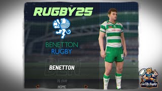 La BENETTON in RUGBY25 Leak nel Communty Creator [upl. by Ralaigh462]