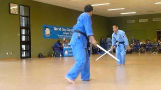 Vovinam Woldcup2010  Song Luyen Kim  Kien et Luc [upl. by Panthia513]