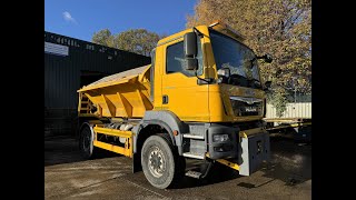 2017 MAN TGM 13250 4x4 Gritter [upl. by Yasmin]