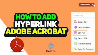 How to add hyperlink in adobe acrobat 2024 [upl. by Oraneg713]