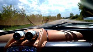 Pagani Huayra brutal acceleration [upl. by Suivatnod]