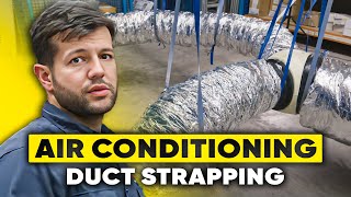 Air conditioning Duct Strapping [upl. by Leta257]