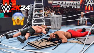 Braun Strowman vs Brock Lesnar at SummerSlam  WWE 2K24 Gameplay [upl. by Canter]