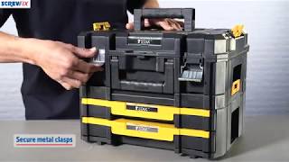 DEWALT TSTAK COMBINATION TOOLS amp FIXINGS STORAGE SET Screwfix [upl. by Deaner]