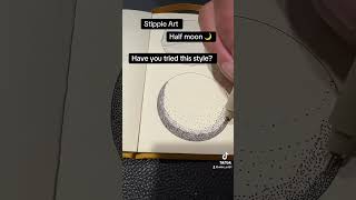 Stipple Art ❤️ art sketchbook artistvlog artist stipple shorts drawing sketch [upl. by Aztiray]