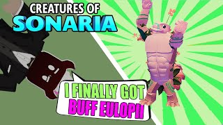 I finally got Buff Eulopii  Creatures of Sonaria Roblox [upl. by Gawlas]