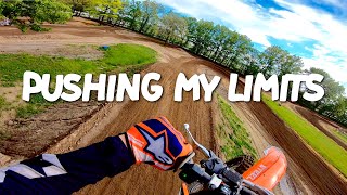 PUSHING MY LIMITS on the New KTM 450 [upl. by Lennahs]