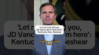 Let me just tell you JD Vance aint from here Kentucky Gov Beshear [upl. by Noiramaj218]